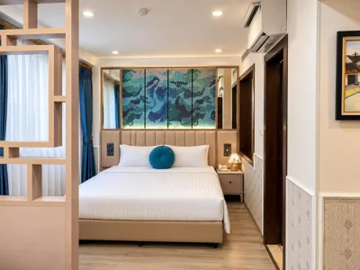 Suite met uitzicht op de stad — Aviary Hanoi Hotel & Travel
